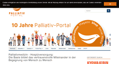 Desktop Screenshot of palliativ-portal.de